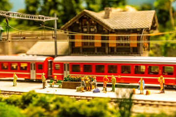 Modelleisenbahn, Bahnhof 