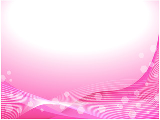 Curved background pink