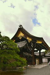 Fototapeta na wymiar roof tile kyoto palace