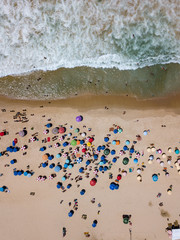 Aerial view of the Leblon Beach - Rio de Janeiro