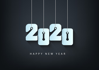 Happy New Year 2020, merry christmas. Happy Chinese New Year 2020 year of the rat