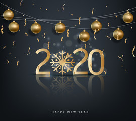 Happy New Year 2020, merry christmas. Happy Chinese New Year 2020 year of the rat