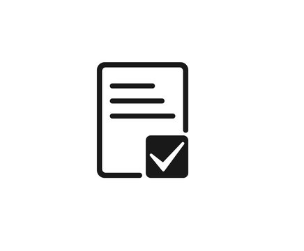 Document Approval icon vector
