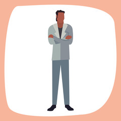 man character male casual clothes