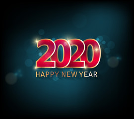 Happy New Year 2020, merry christmas. Happy Chinese New Year 2020 year of the rat