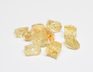 Imperial Topaz raw gemstones