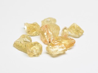 Imperial Topaz raw gemstones