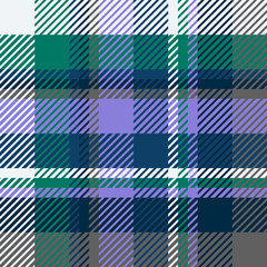 Plaid or tartan vector is background or texture in many color