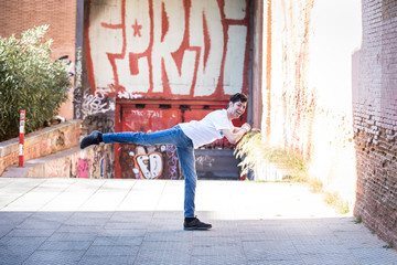 Bailando en la calle