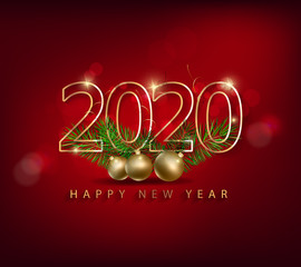 Happy New Year 2020, merry christmas. Happy Chinese New Year 2020 year of the rat