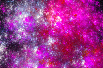 3D Abstract fractal background