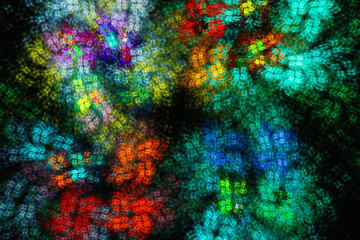 Obraz na płótnie Canvas 3D Abstract fractal background