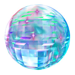 3D Abstract fractal background