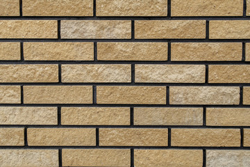 new gray brick wall. texture background.