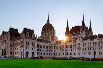 Fototapeta premium The National old parliament in Budapest Hungarian