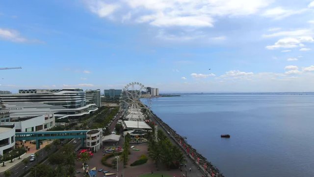 A view of a theme park by the bay in pasay city.