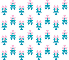Seamless geometric pattern. Ethnic seamless pattern. Tribal background. Seamless abstract triangle geometrical background. Infinity geometric pattern. Vector illustration.
