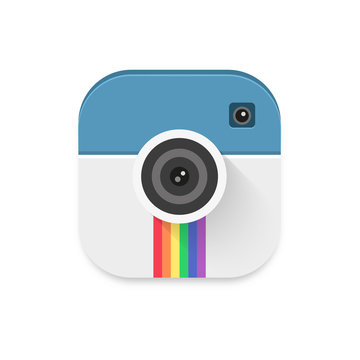 recommend clip art: Vintage photo camera icon