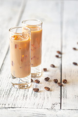 Two Glasses Of Irish Cream Liqueur