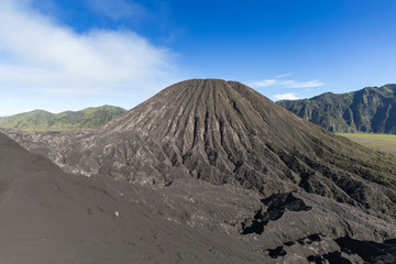 An inactive volcano in Java, Indonesia