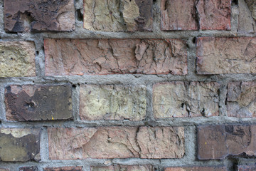 Background texture of a Brick Exterior Wall