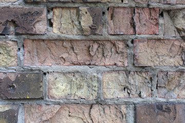 Background texture of a Brick Exterior Wall
