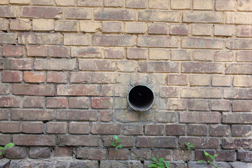 Background texture of a Brick Exterior Wall