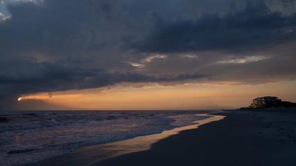 Fototapeta na wymiar Sunset at the Beach