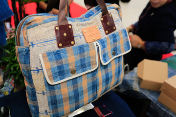 accessories thailand ancient old silk Thai pattern bag