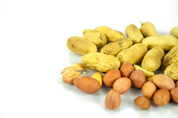 nuts isolated on white background