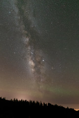 Milky Way and airglow