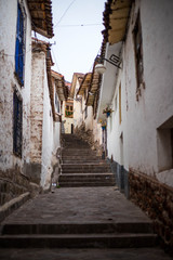 Rue de Cusco au Pérou