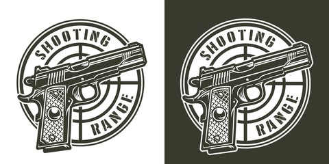 Vintage military round print © DGIM studio