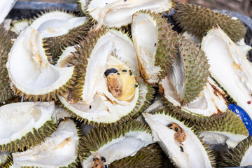 Consumed durian husks waste recycled as durian husk pulp paper