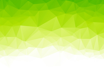 Light green Low poly crystal background. Polygon design pattern. environment green Low poly vector illustration, low polygon background.