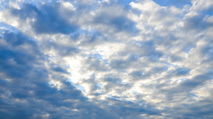 The sky is full of clouds