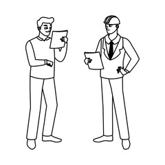 builder constructor with engineer characters