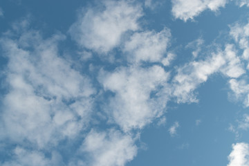 blue sky with clouds