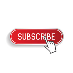 subscribe button label on white background. vector illustration