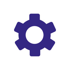 gear machine settings isolated icon