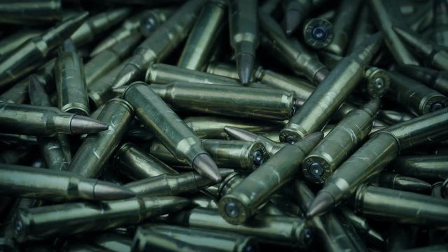 Bullets Pile - War Conflict Concept