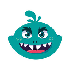 funny monster comic character avatar