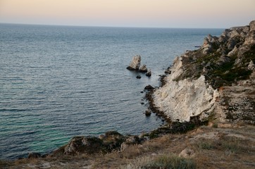 Crimea cape Tarkhankut