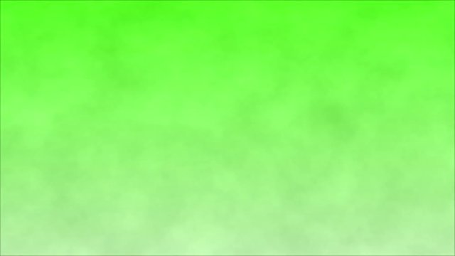 Smoke on a green screen background, chroma key