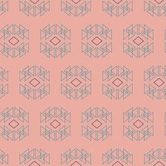 seamless pattern of geometric shapes
