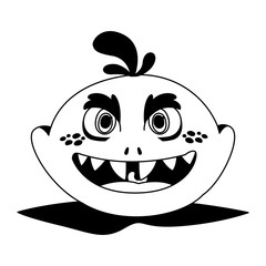 funny monster comic character avatar