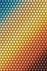 Hexagon cube pattern cover geometric, square 3d.