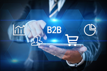 B2B Business Company Commerce Technology Marketing concept
