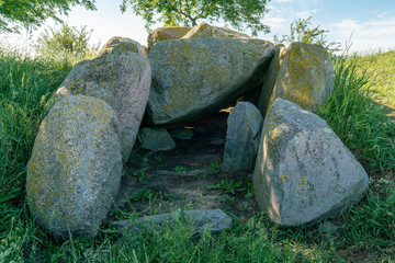 Megalith tomb Mechelsdorf 2 near Rerik and Bastorf