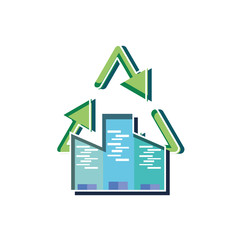 Recycle icon represented by arrows